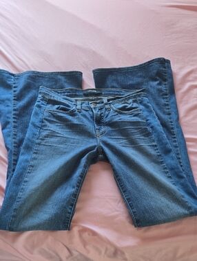 J Brand  Blue Flare Jeans-28 Long